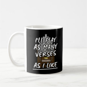 Caneca De Café Versos Organizadores da Igreja Engraçada