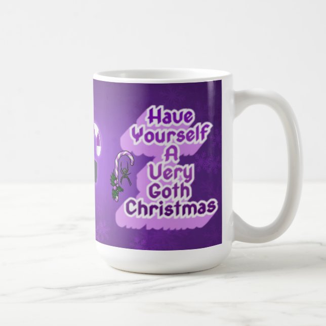 Caneca De Café Very Goth Christmas (Direita)