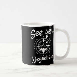 Caneca De Café Vês-Te A Caminhar Wegscheid Alemanha Férias Ski Co