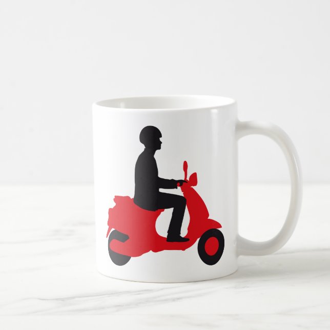 Caneca De Café Vespa scooter (Direita)