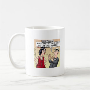Caneca De Café Vestido de flaper