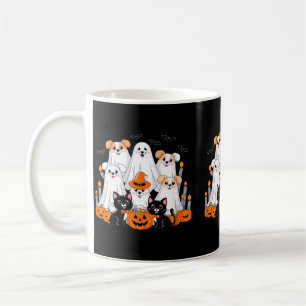 Caneca De Café Vestido de Halloween para Cachorro Feminino Disfar