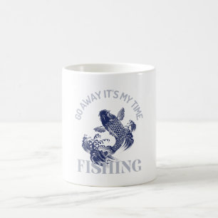 Caneca De Café Vestido no café e na pesca - Caneca Perfeita para
