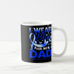 Caneca De Café Vestir Azul Para Minha Borboleta De Consciência Da