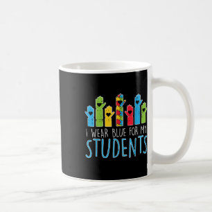 Caneca De Café Vestir Azul Para Os Meus Estudantes Professores De