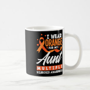 Caneca De Café Vestir Laranja Para Minha Tia Esclerose Múltipla A