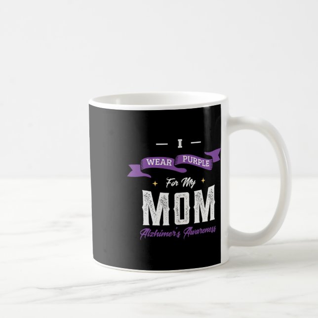 Caneca De Café Vestir Roxo para a Doença de Alzheimerheimer H da  (Direita)