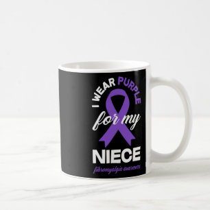 Caneca De Café Vestir Roxo Para A Minha Onça Fibromialgia Sensibi