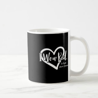 Caneca De Café Vestir Vermelho Para Combater A Doença Cardíaca Di