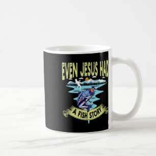 Caneca De Café Vestuário Cristão B Pesca Até Jesus Tinha Peixe