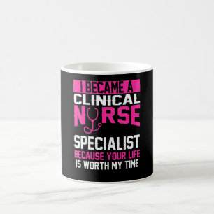 Caneca De Café Vestuário de Especialista em Enfermagem Clínica To