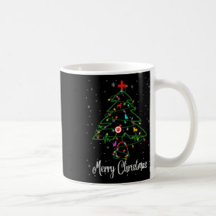 Caneca De Café Vet Tech Veterinarian Christmas Tree Feliz Christm
