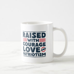 Caneca De Café Veteran Child - Raised With Courage