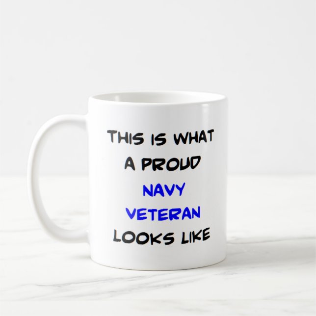 Caneca De Café veteran, navy (Esquerda)