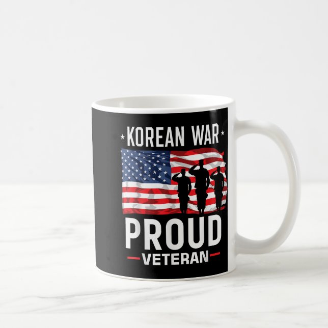 Caneca De Café Veterano da Guerra da Coreia (Direita)