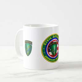 Caneca De Café Veterano do Exército de Assuntos Civis