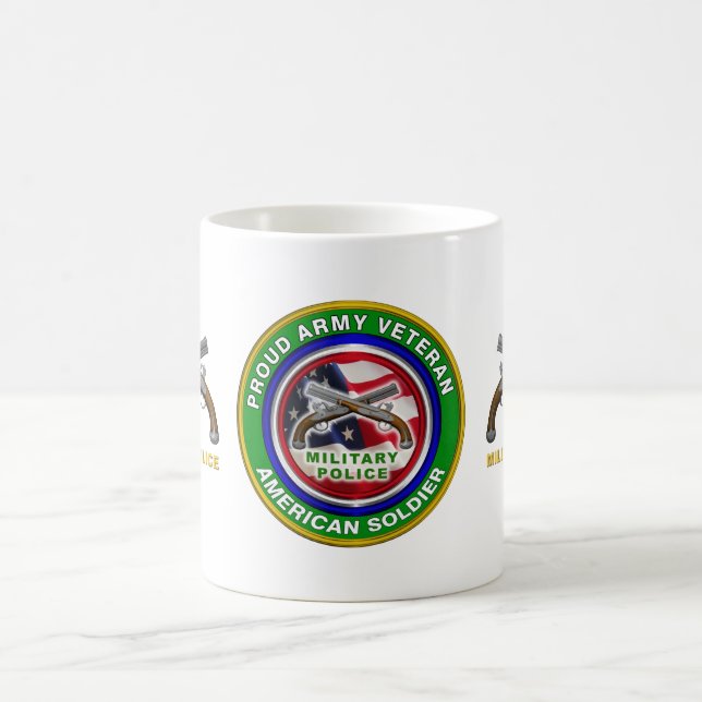 Caneca De Café Veterano do Exército Militar (Centro)