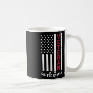 Caneca De Café Veterano Do Memorial Da Bandeira Dos Estados Unido