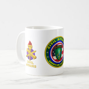 Caneca De Café Veterano dos Assuntos Civis do Exército