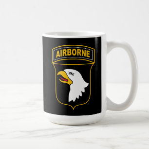 Caneca De Café Veterano Militar da 101ª Divisão Aerotransportada