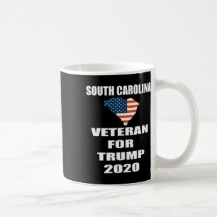 Caneca De Café Veterano Patriótico Para Trump Carolina do Sul Par