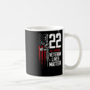 Caneca De Café Veterano Vive Consciência Suicida Ptsd Veteran 22