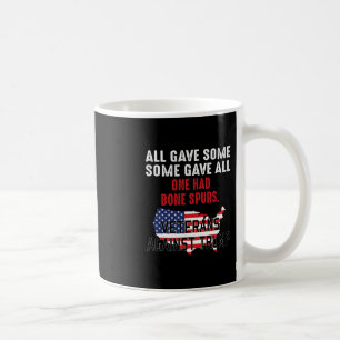 Caneca De Café Veteranos Anti-Trump Contra Trump