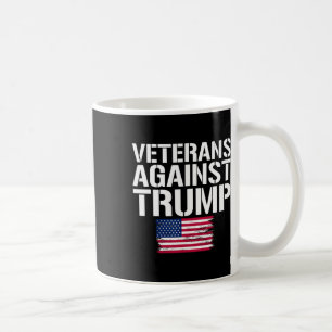 Caneca De Café Veteranos Contra Trump Anti-trump Veteranos Contra