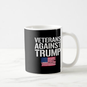 Caneca De Café Veteranos Contra Trump Anti-trump Veteranos Contra