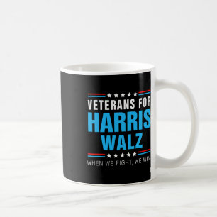 Caneca De Café Veteranos Para Harris Wheimer 2024 Quando Combatem