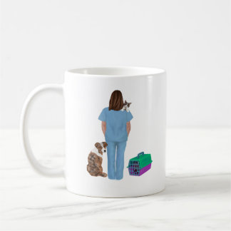 Caneca De Café Veterinária ou veterinária no escritório