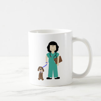 Caneca De Café Veterinário com cão