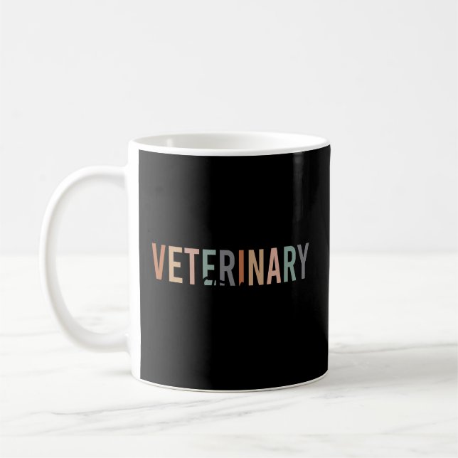 Caneca De Café Veterinário Technician Vet Tech Veterinarian Techn (Esquerda)