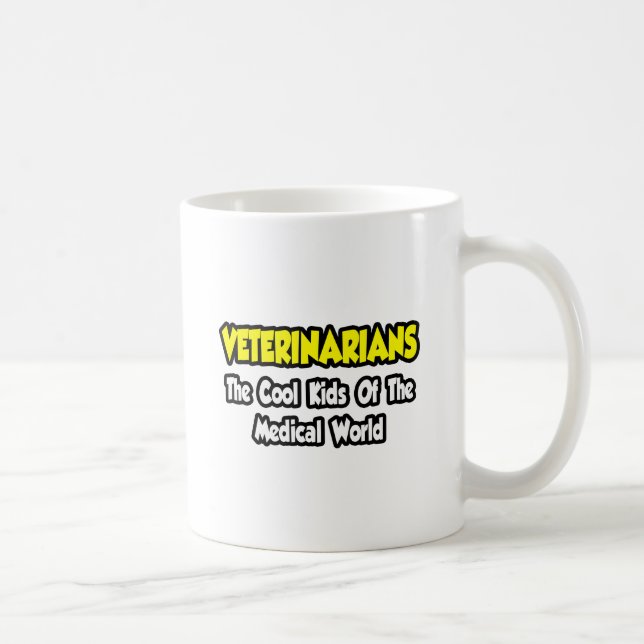 Caneca De Café Veterinários... Legal Crianças do Mundo Médico (Direita)