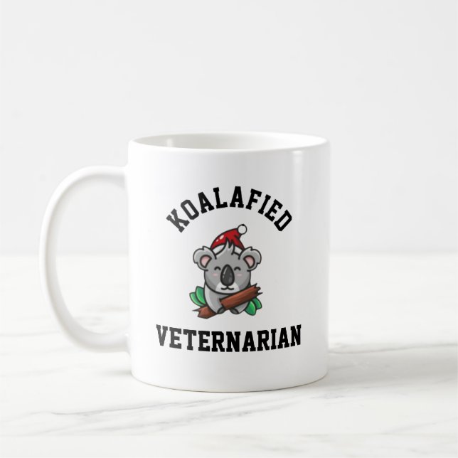 Caneca De Café Veternário Koalafied (Esquerda)