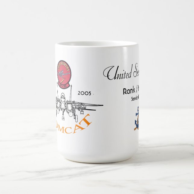 Caneca De Café VF-101 Ceifador - F-14 Tomcat (Centro)