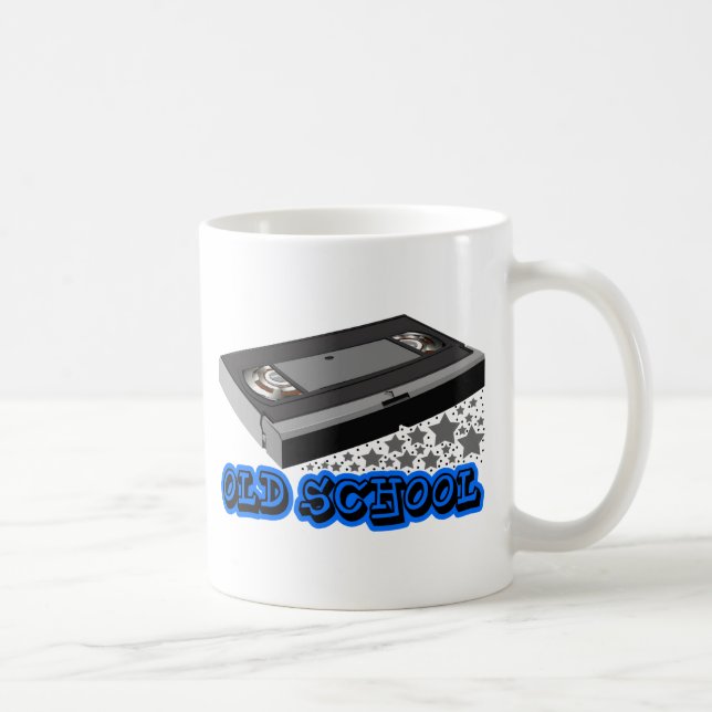 Caneca De Café VHS da velha escola (Direita)