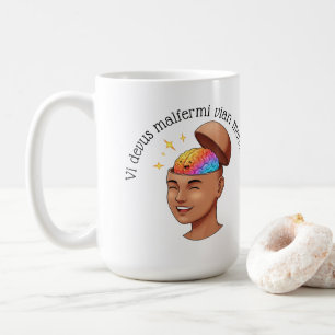 Caneca De Café Vi devus malfermi vian menson.