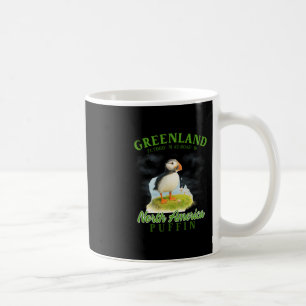 Caneca De Café Viagem à Groenlândia Lembrança Puffin Ave Ártica V