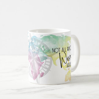 Caneca De Café Viagem Adventure Wander Not Perded Coffee Mug