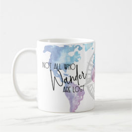 Caneca De Café Viagem Adventure Wander Not Perded Coffee Mug