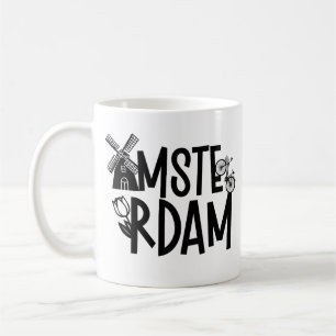 Caneca De Café Viagem Amsterdam Holanda