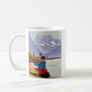 Caneca De Café Viagem ao Lago de Genebra