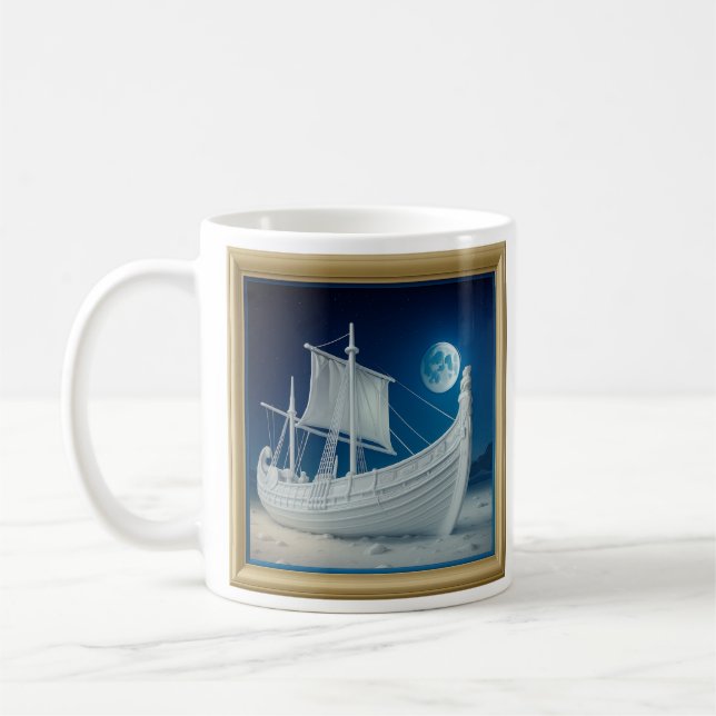 Caneca De Café Viagem ao Luar (Esquerda)