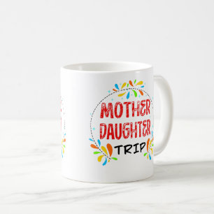 Caneca De Café Viagem da Mãe Filha, Viagem da Família