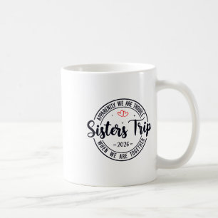 Caneca De Café Viagem das Irmãs 2026 Fim de Semana de Cruzeiro de