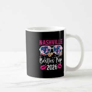 Caneca De Café Viagem das Melhores Amigas Nashville 2026 Férias d