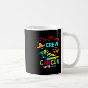 Caneca De Café Viagem de aniversário do México Cancun 2026 Matc