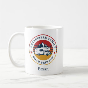 Caneca De Café Viagem de Carro RV Combinando Presente de Férias d