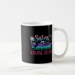 Caneca De Café Viagem de Cruzeiro das Irmãs 2026 Viagem de Férias